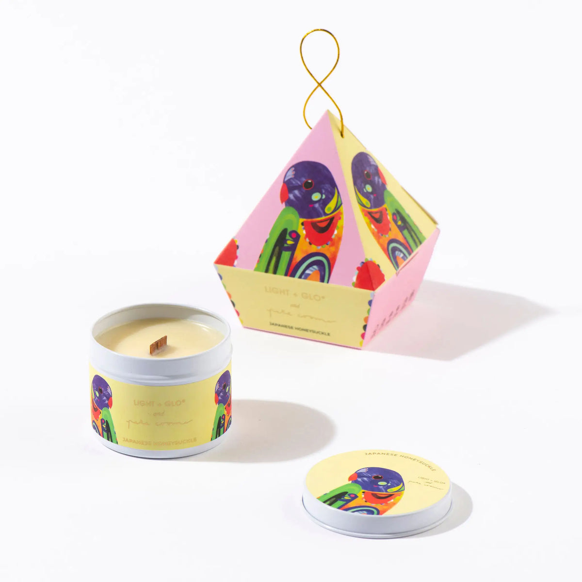 Pete Cromer Bauble Travel Candle 115g - Japanese Honeysuckle