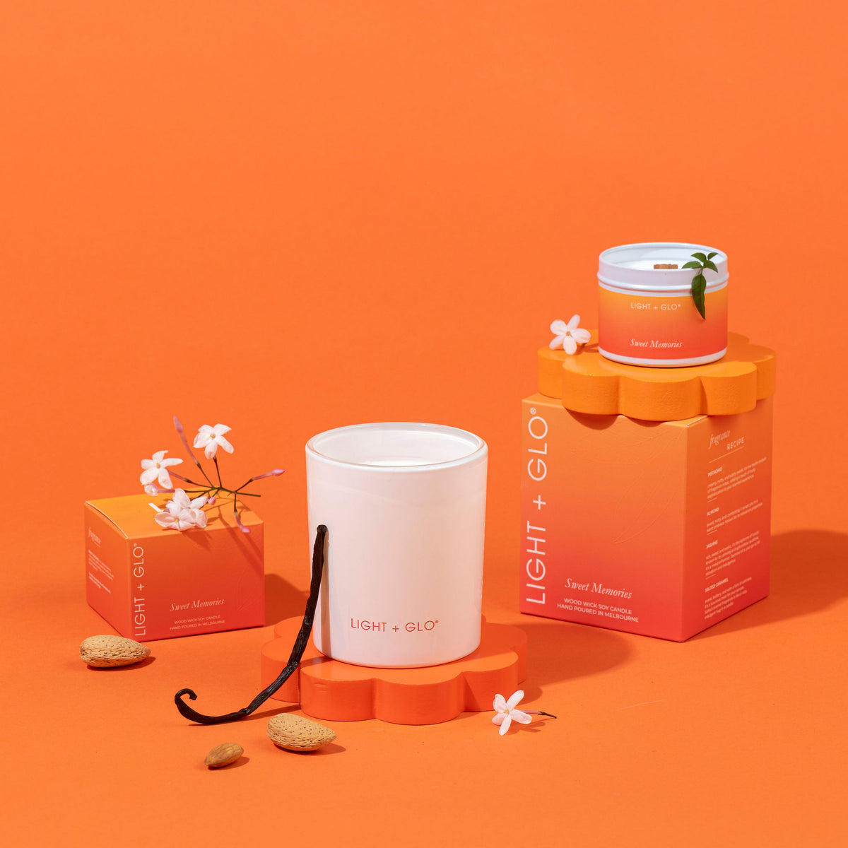 Santorini Large Candle 300g - Sweet Memories