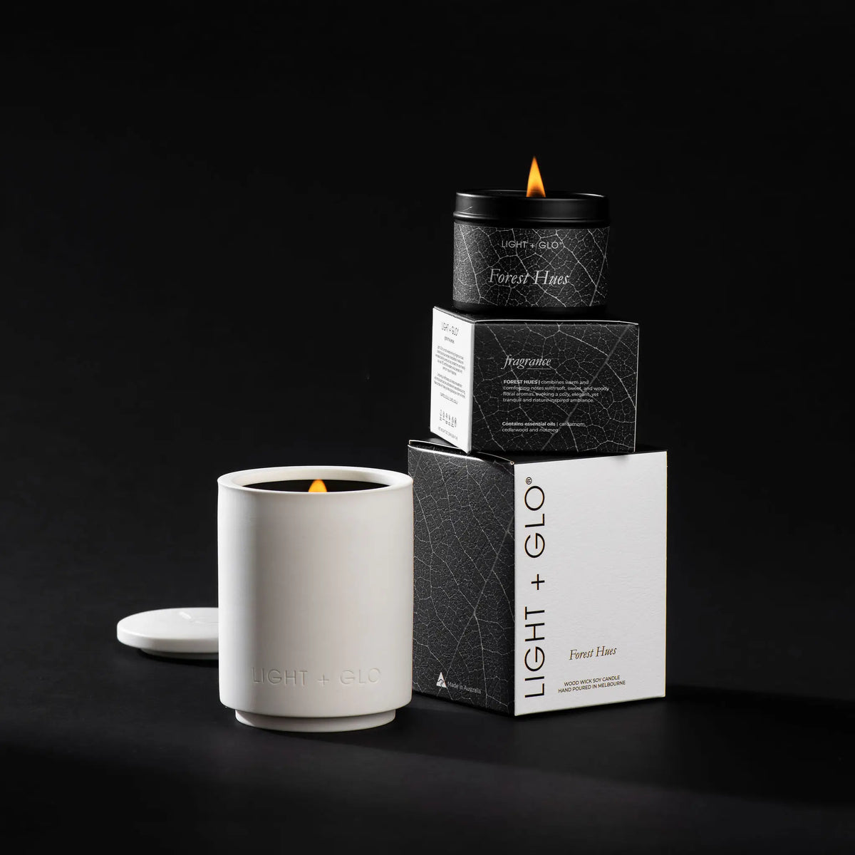 Renaissance Large Ceramic Candle 280g - Forest Hues