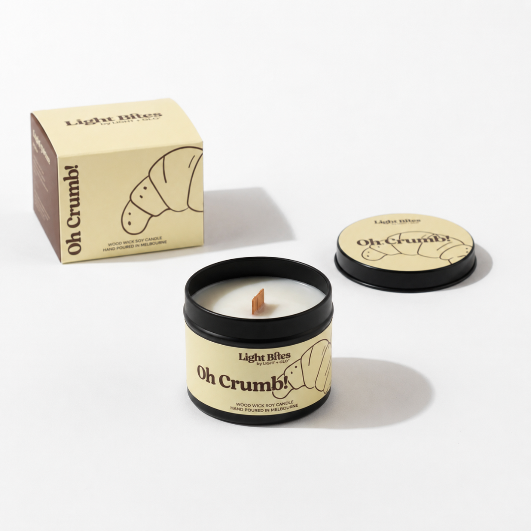 Light Bites Travel Candle 115g - Oh Crumb