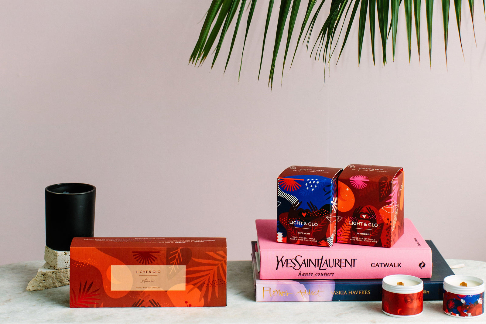 Valentine's Day Candles. Soy Wood Wick with aphrodisiacs. Gift for Her, Anniversary, Date Night 