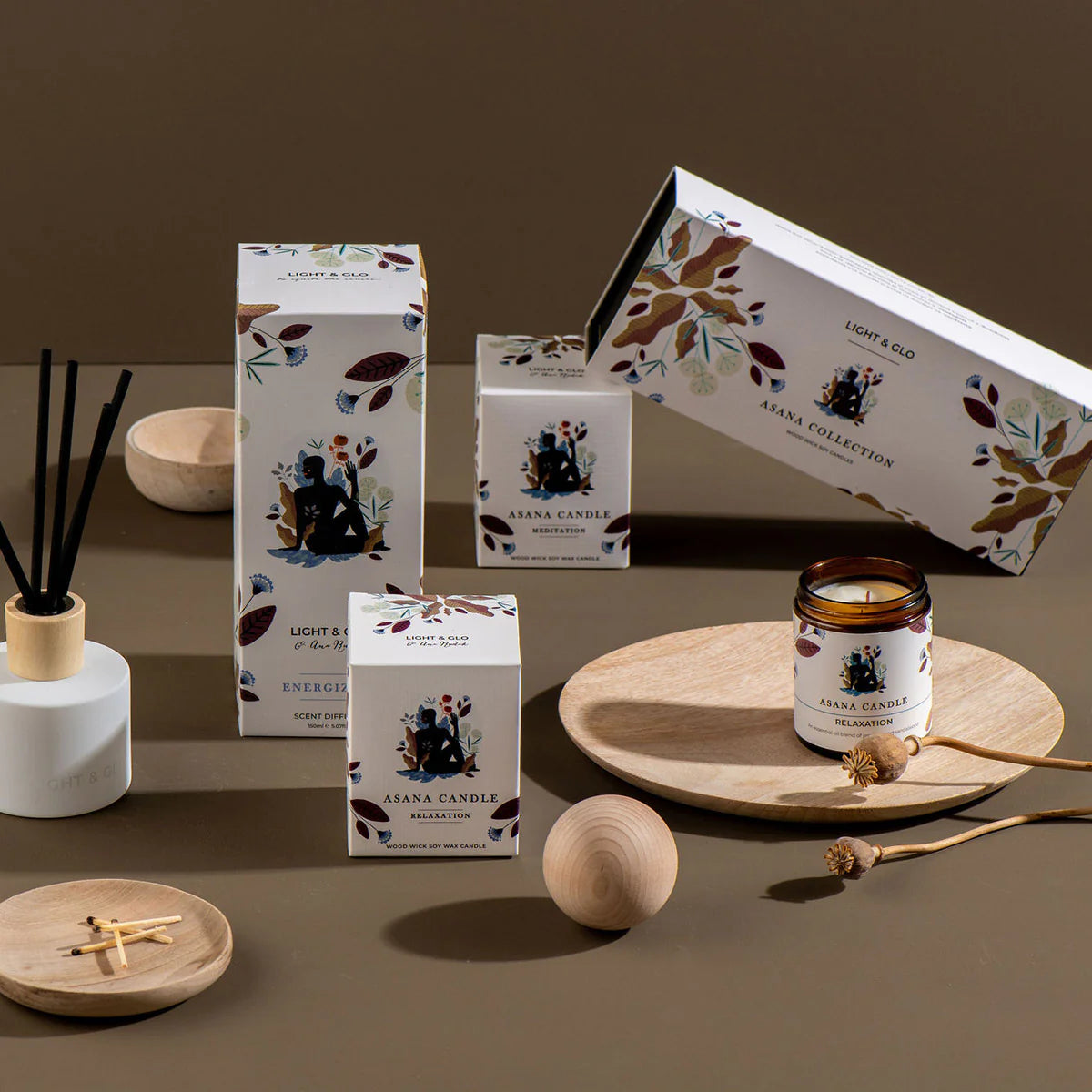Asana - Aromatherapy Candles for Yoga, Meditation and Wellness