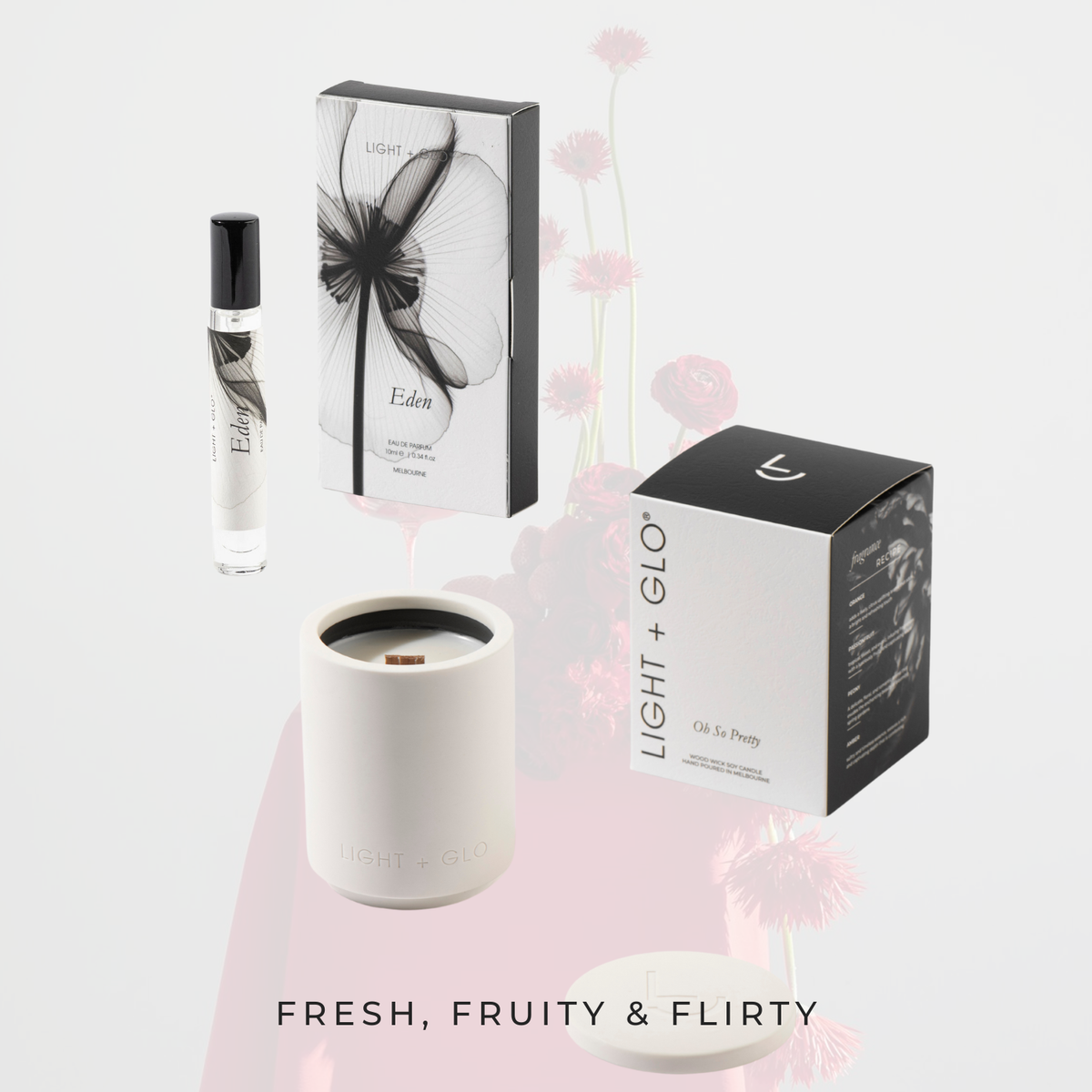 The Valentine’s Pairing - Fresh, Fruity & Flirty - Candle & EDP Bundle