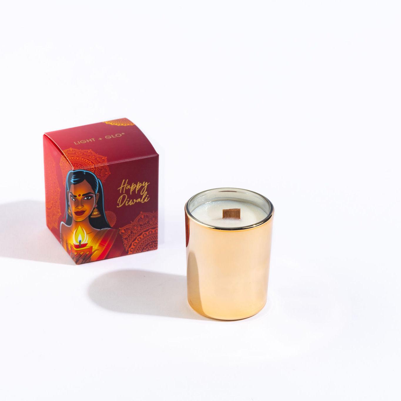 New Small Diwali Candle | Luxury Candles & Home Fragrances by Light + Glo