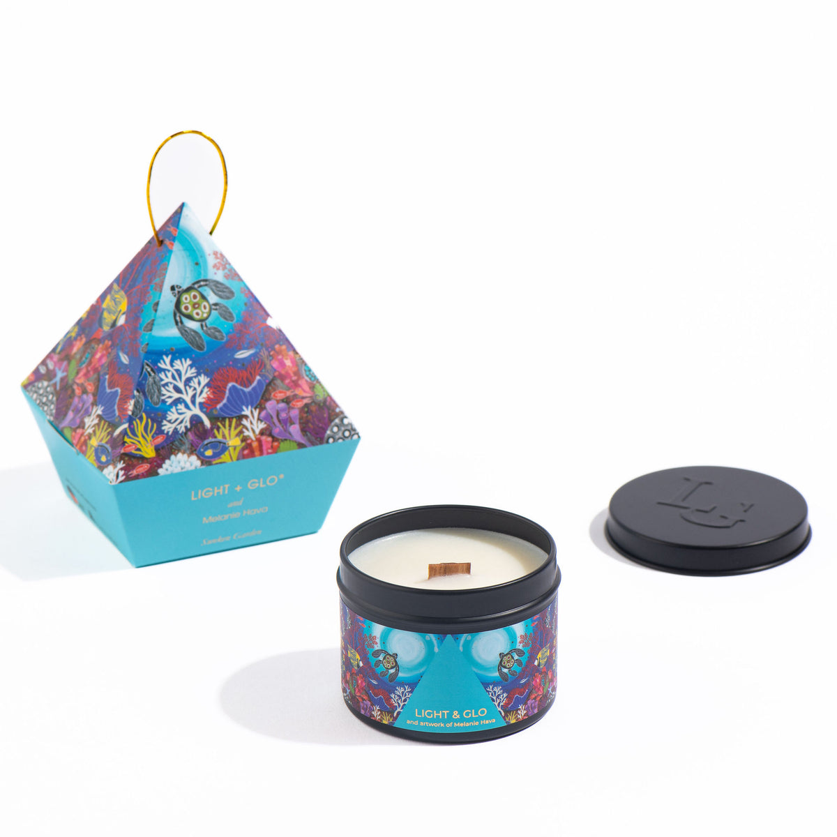 Soul Australiana Travel Candle - Sunken Garden Bauble Limited Edition Candle | Luxury Candles &amp; Home Fragrances by Light + Glo