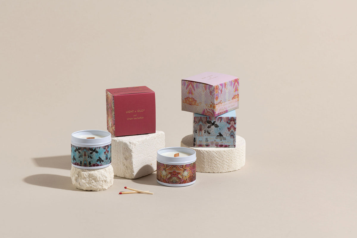 Chern&#39;ee Sutton - Bush Medicine Travel Candle | Luxury Candles &amp; Home Fragrances by Light + Glo