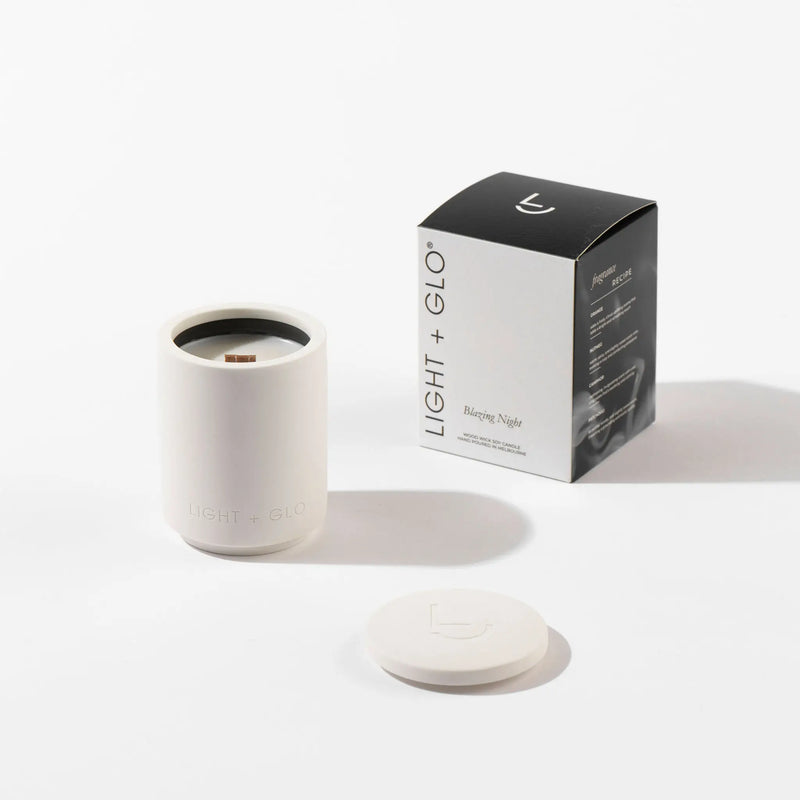 Renaissance Medium Ceramic Candle 200g - Blazing Night
