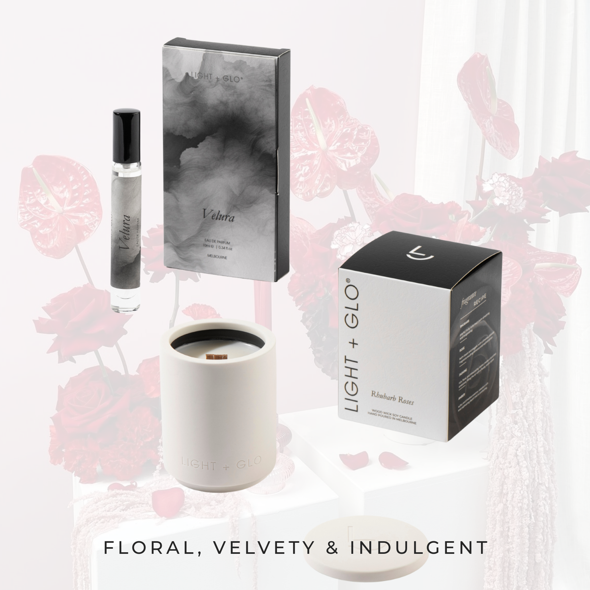 The Valentine’s Pairing - Floral, Velvety & Indulgent.  - Candle & EDP Bundle