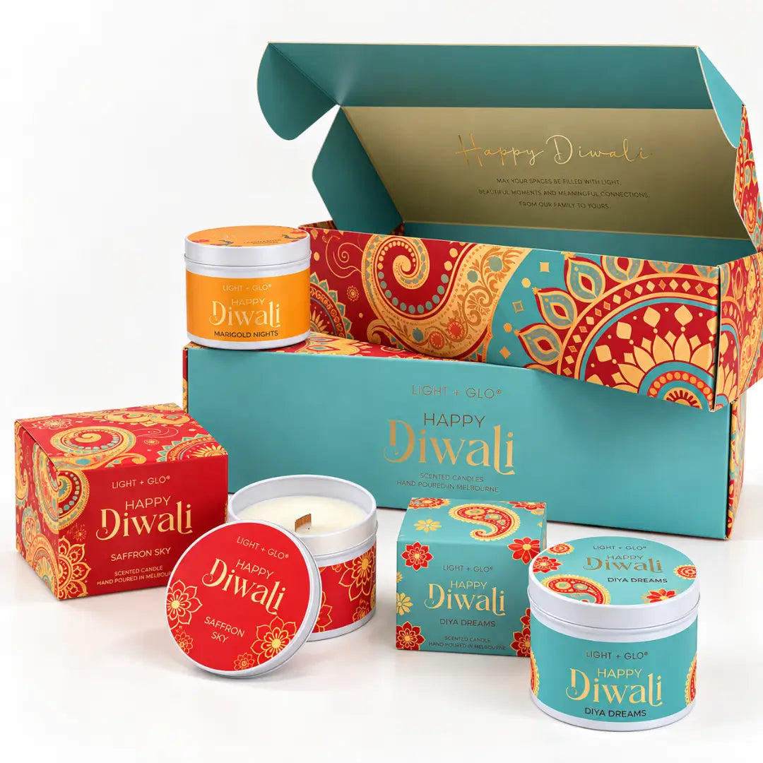 Diwali Candle Trio Gift Set