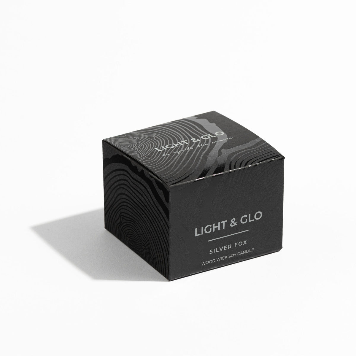 Silver Fox - Noir Travel Candle | Luxury Candles &amp; Home Fragrances by Light + Glo