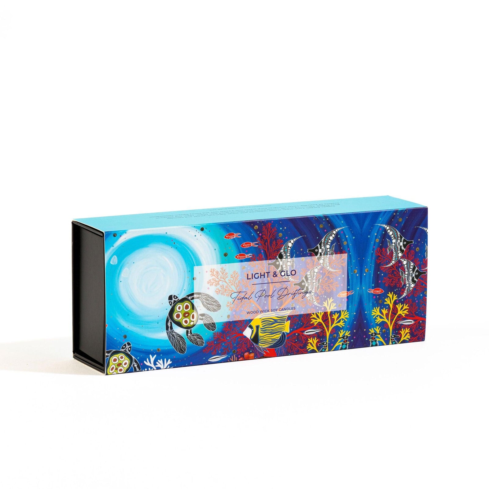 Soul Australiana Travel Candle Trio Gift Set- Tidal Pool Driftings | Luxury Candles & Home Fragrances by Light + Glo