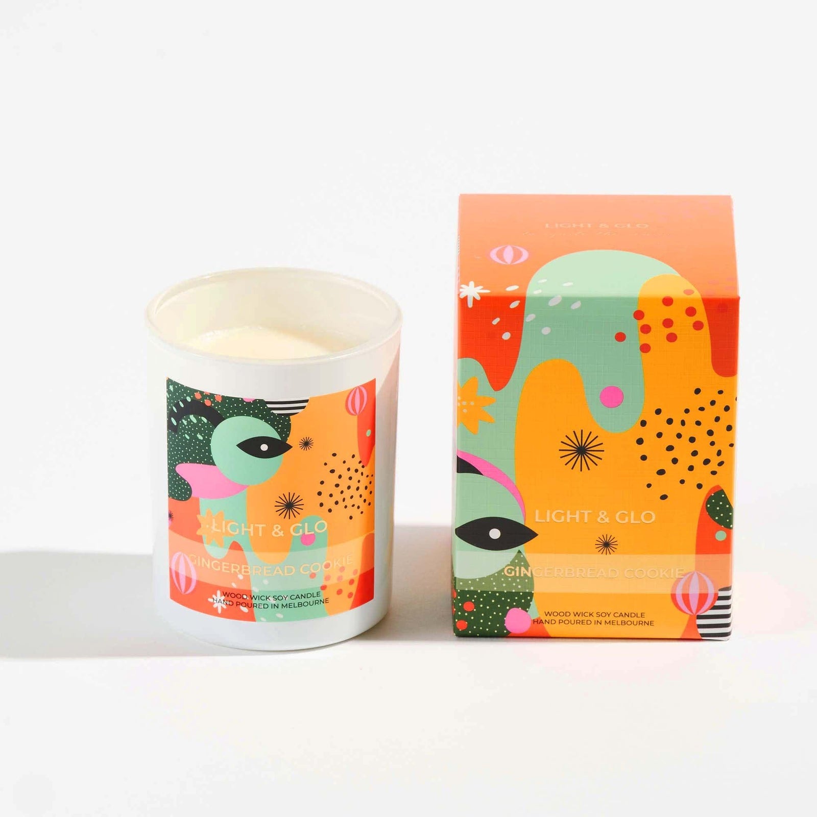 Christmas Candle - Gingerbread Cookie | Luxury Candles & Home Fragrances by Light + Glo