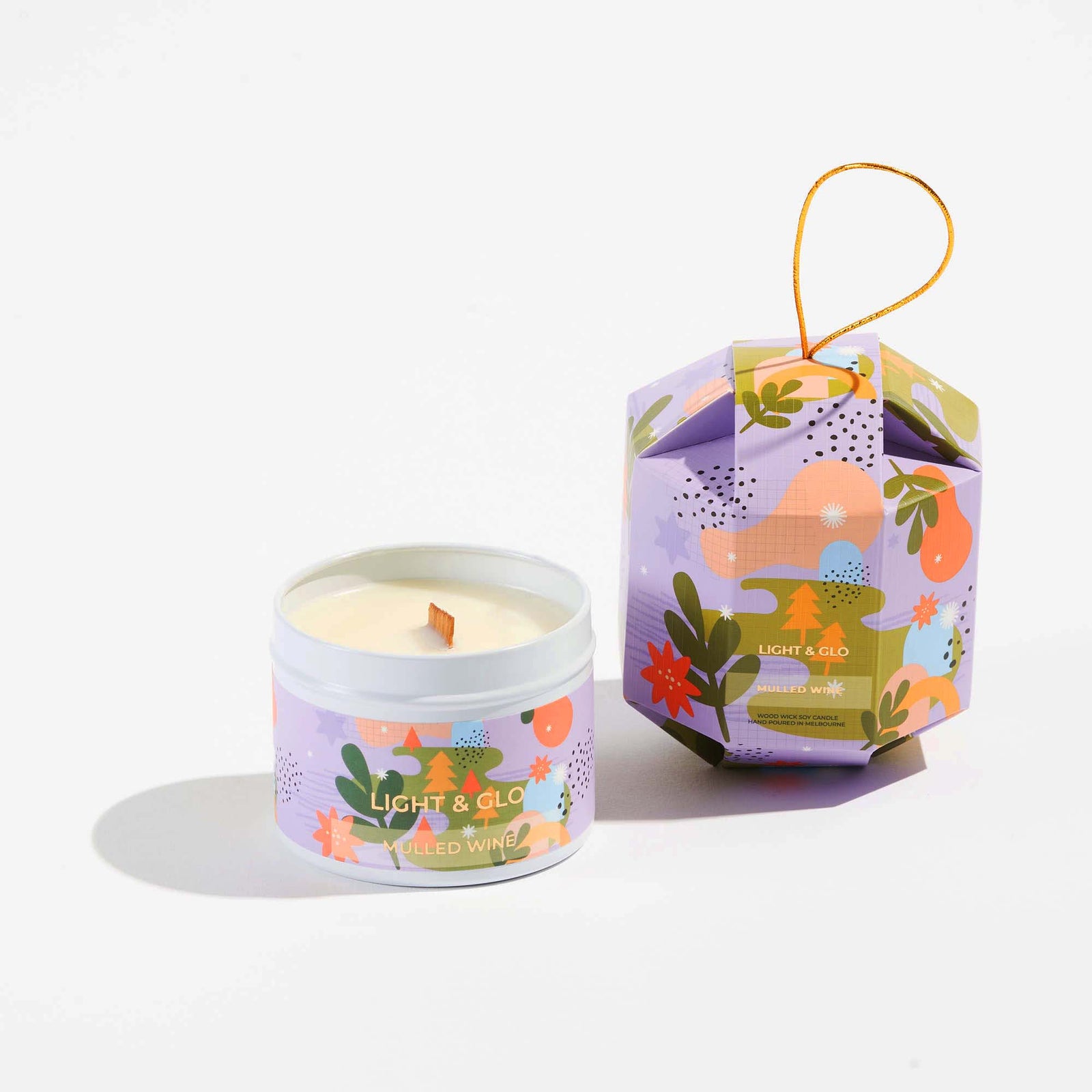 Christmas Bauble - Mulled Wine | Luxury Candles & Home Fragrances by Light + Glo