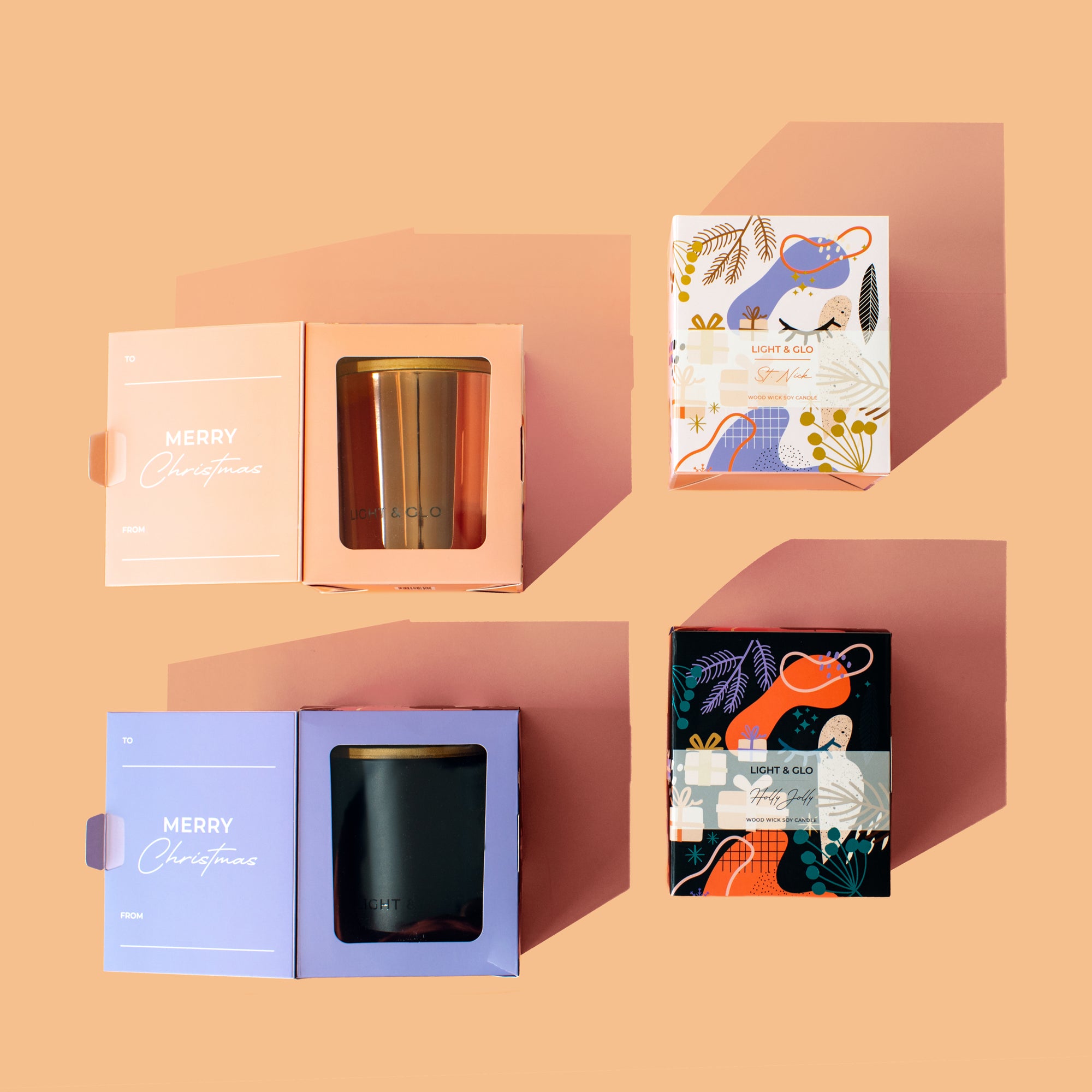 Christmas - Gift Box Design | Luxury Candles & Home Fragrances by Light + Glo