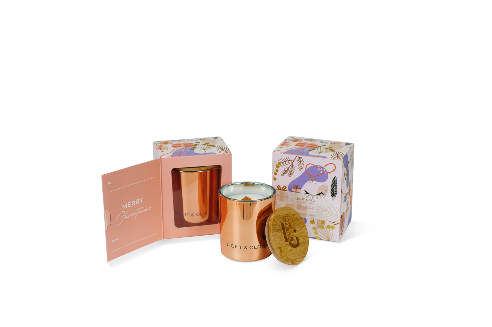 Christmas - Gift Box Design | Luxury Candles & Home Fragrances by Light + Glo