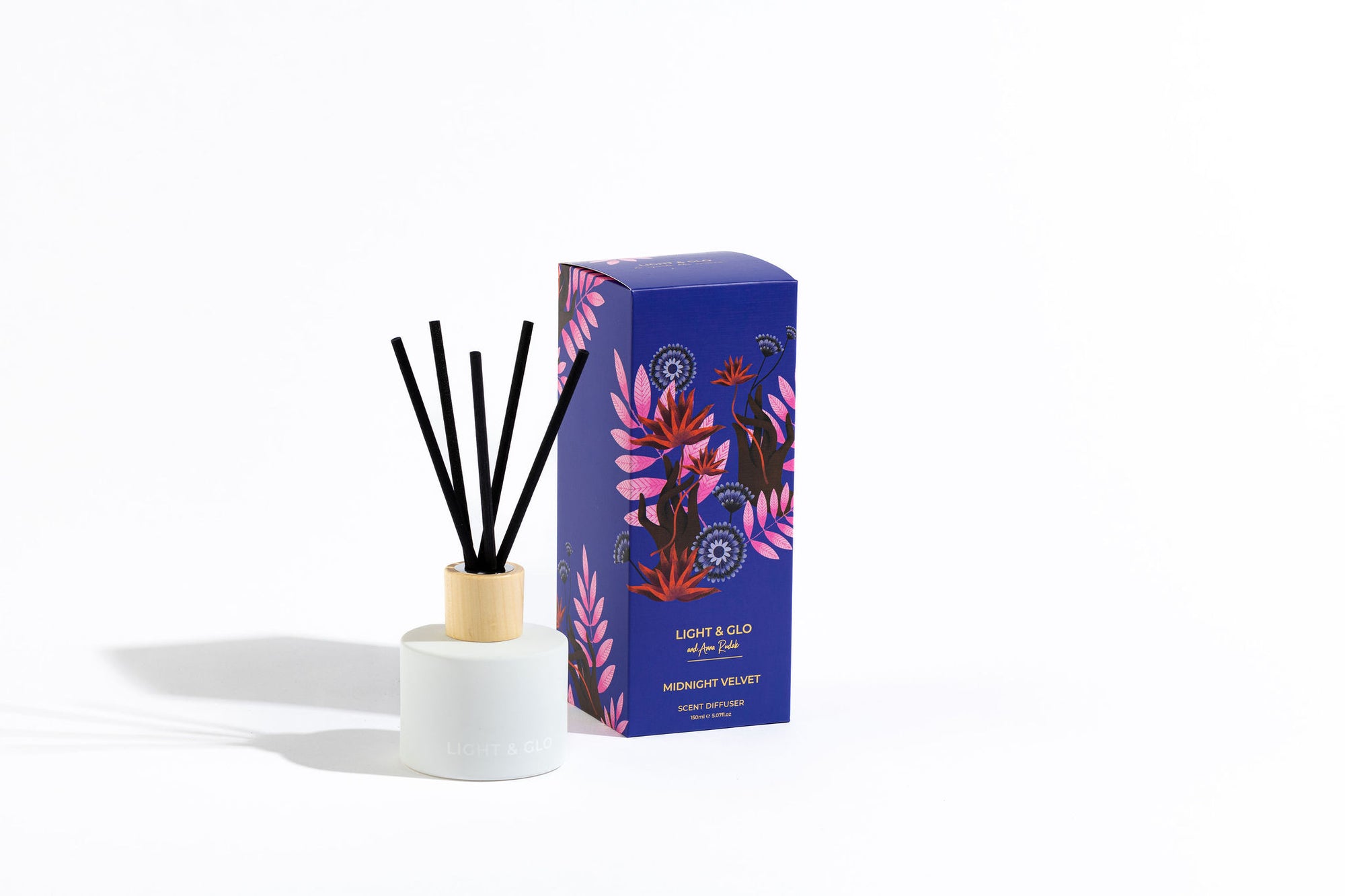 Artist Scent Diffuser - Midnight Velvet | Luxury Candles & Home Fragrances by Light + Glo